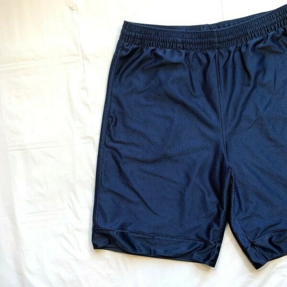 Nike Athletic Basketball Shorts‎ Mens Large Mesh Lined Dazzle Blue Shiny Active - Picture 4 of 12